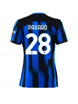 Inter Milan Benjamin Pavard #28 Heimtrikot für Frauen 2023-24 Kurzarm